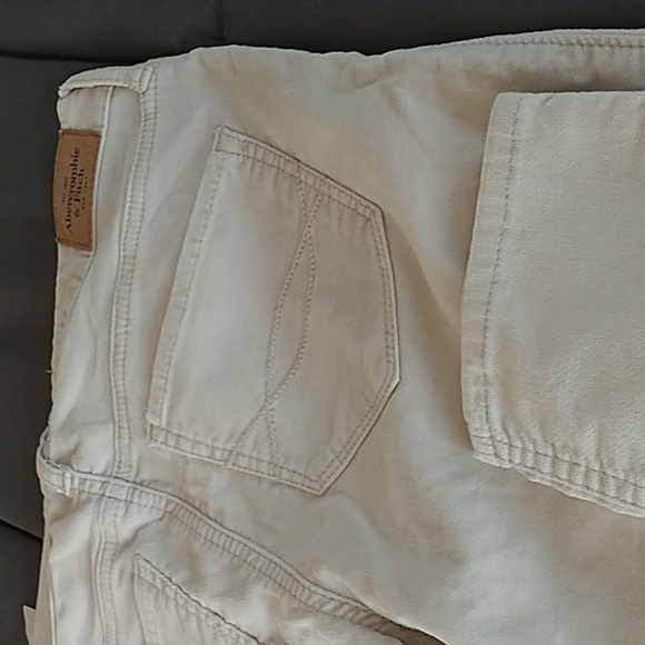 Abercrombie & Fitch Skinny Jeans Beige Sz 2 W26 - Picture 8 of 8
